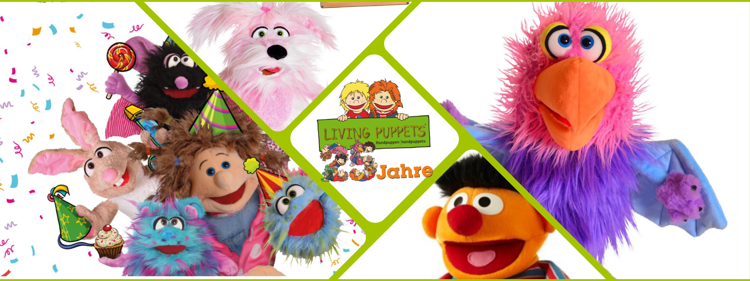 Handpuppen von Living Puppets
