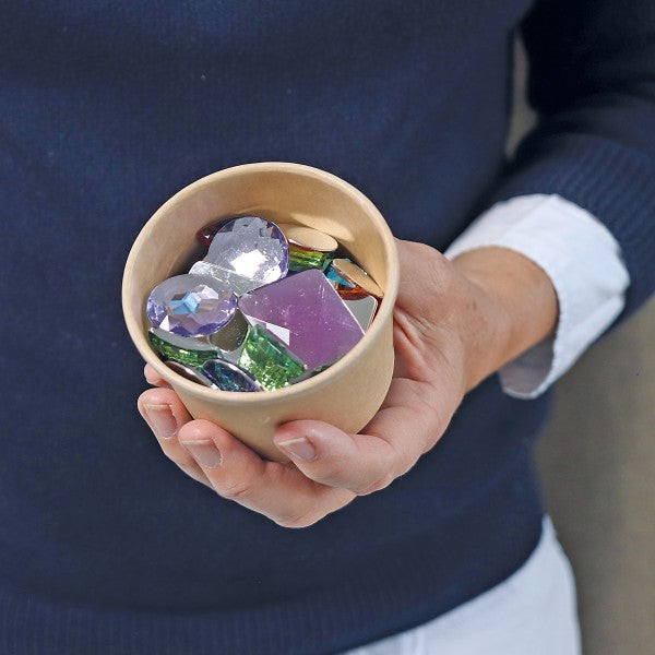 Open-ended Play GRIMM'S Spiel und Holz Design 28 Riesen Glitzersteine