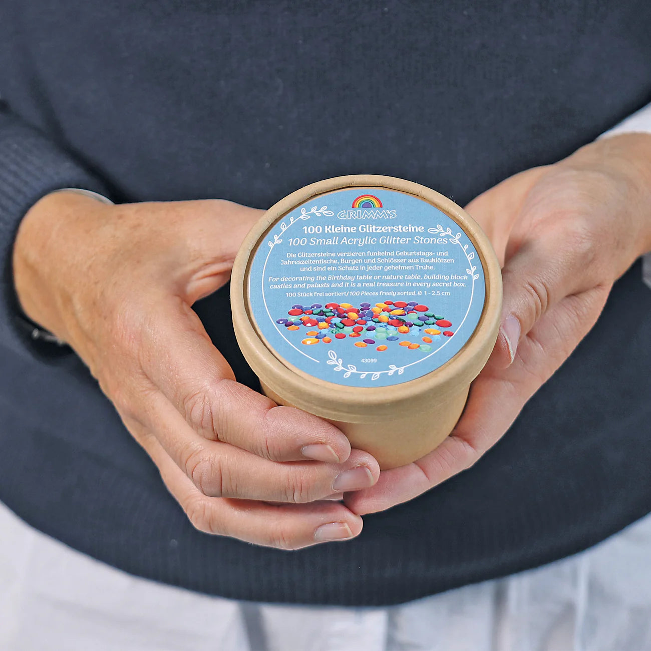 Open-ended Play GRIMM'S Spiel und Holz Design 100 Kleine Glitzersteine