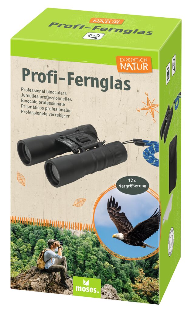 Naturforscher Moses Verlag Expedition Natur Profi-Fernglas 12x32
