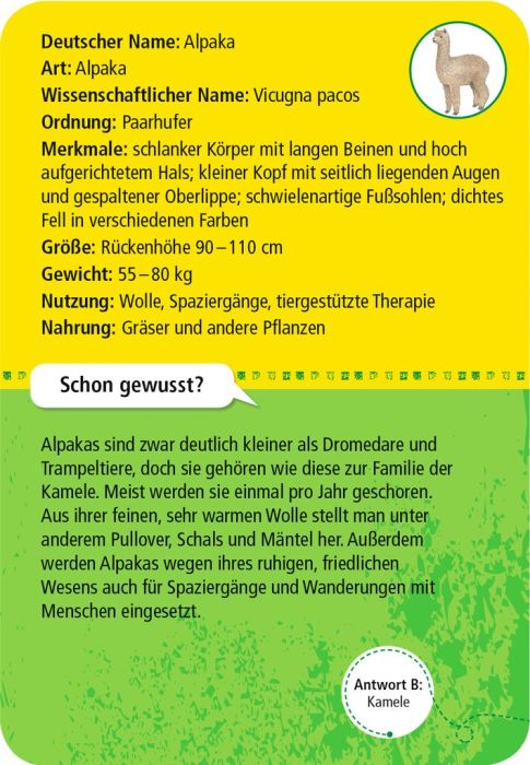Moses 50 Karten / Pocket Quiz Moses Verlag 50 Tiere auf dem Bauernhof