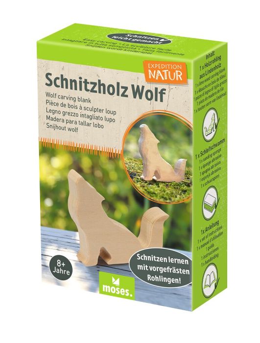 Abenteuer Moses Verlag Expedition Natur Schnitzen leicht gemacht - Waldtiere schnitzen
