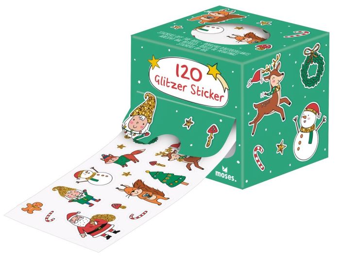 Sonstiges Moses Verlag Sticker von der Rolle Weihnachtsfreunde
