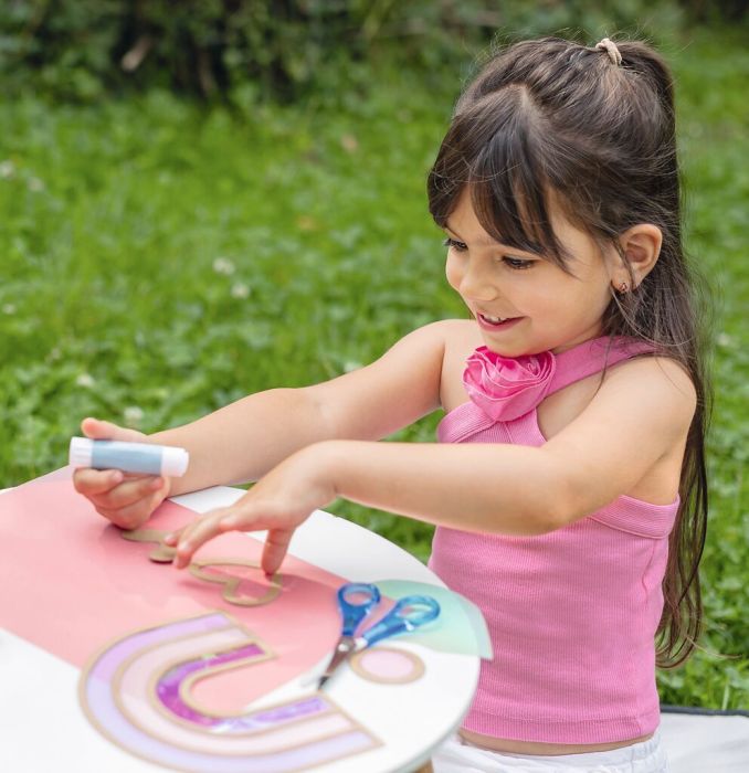 Basteln Moses Verlag Buntes Fensterbilder-Bastelset