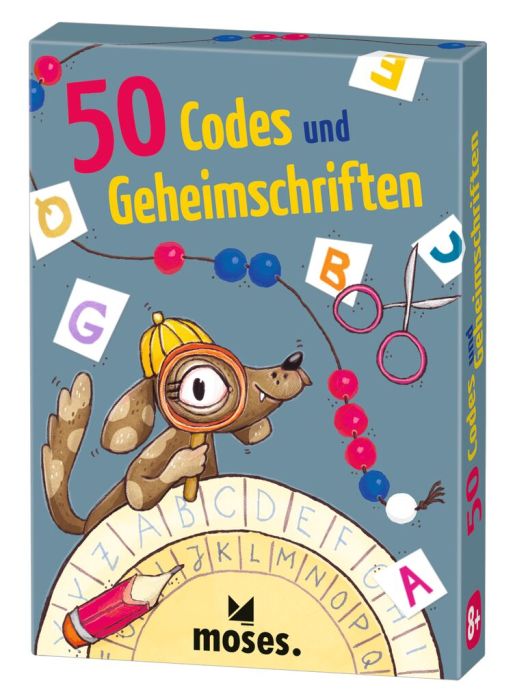 Moses 50 Karten / Pocket Quiz Moses Verlag 50 Codes und Geheimschriften