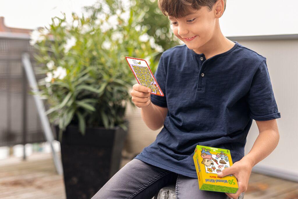 Moses 50 Karten / Pocket Quiz Moses Verlag 50 wimmelige Rätsel ohne Worte