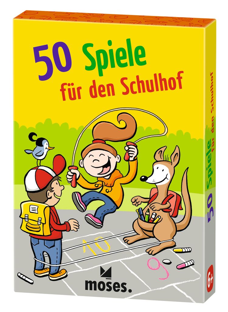 Moses 50 Karten / Pocket Quiz Moses Verlag 50 Spiele für den Schulhof