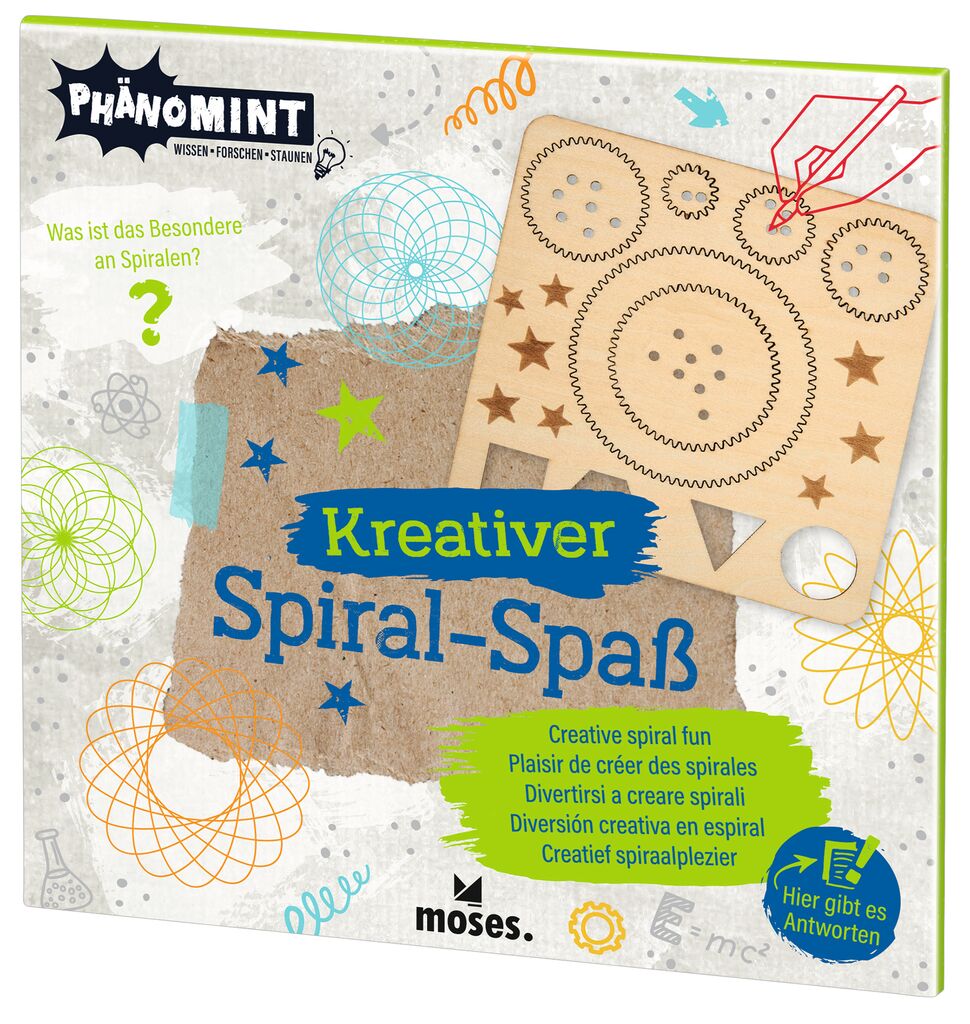 Experiment Moses Verlag PhänoMINT Kreativer Spiral-Spaß