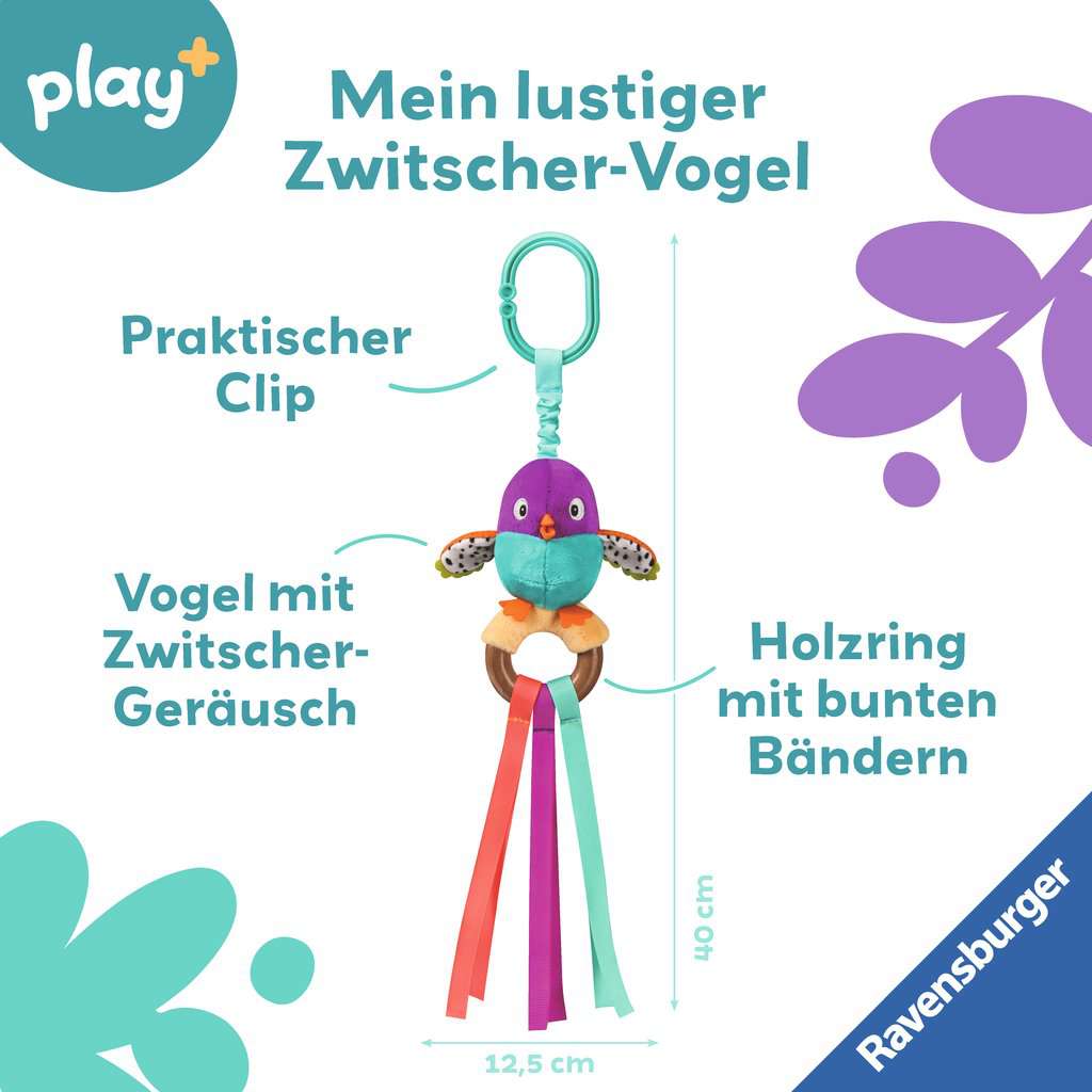 Babyspielwaren Ravensburger play+ ⎮ Zwitscher-Vogel