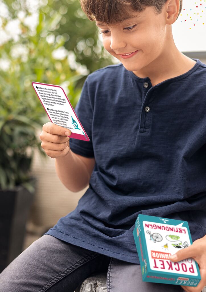 Moses 50 Karten / Pocket Quiz Moses Verlag Pocket Quiz junior Erfindungen