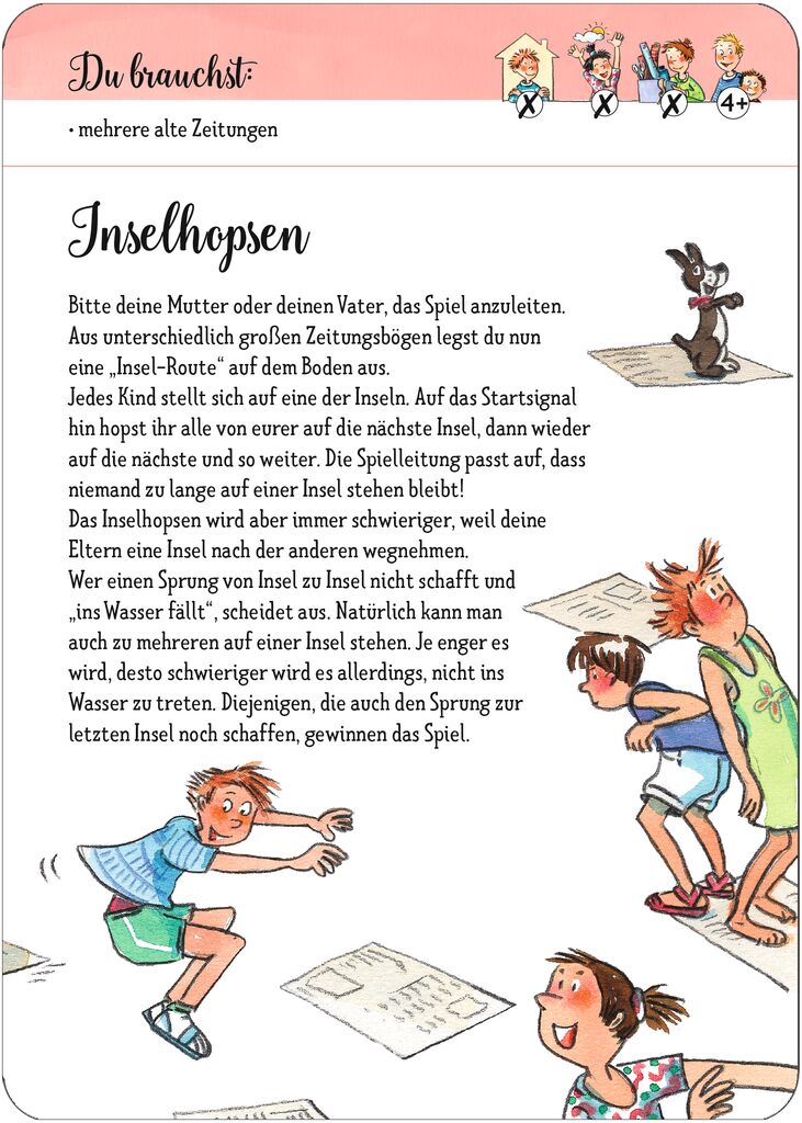 Moses 50 Karten / Pocket Quiz Moses Verlag 50 Spiele für den Kindergeburtstag im Kindergartenalter