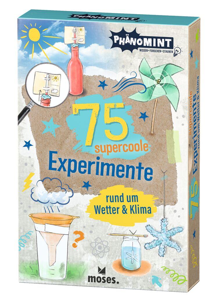 Experiment Moses Verlag PhänoMINT 75 supercoole Experimente rund um Wetter & Klima
