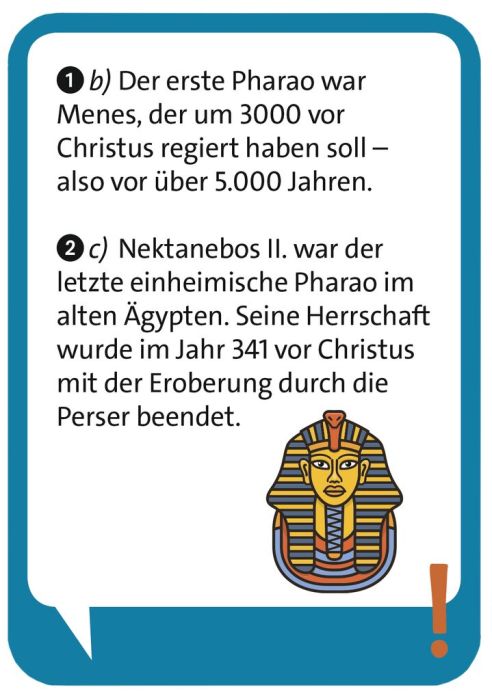 Rätselspiel Moses Verlag Pocket Quiz junior - Altes Ägypten