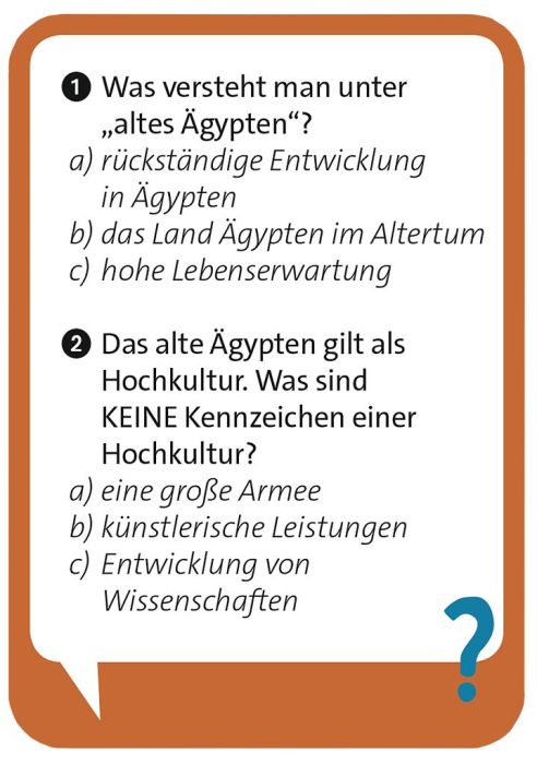 Rätselspiel Moses Verlag Pocket Quiz junior - Altes Ägypten
