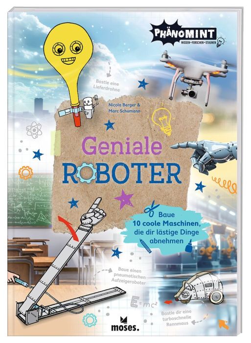 Sachbuch Moses Verlag PhänoMINT Geniale Roboter