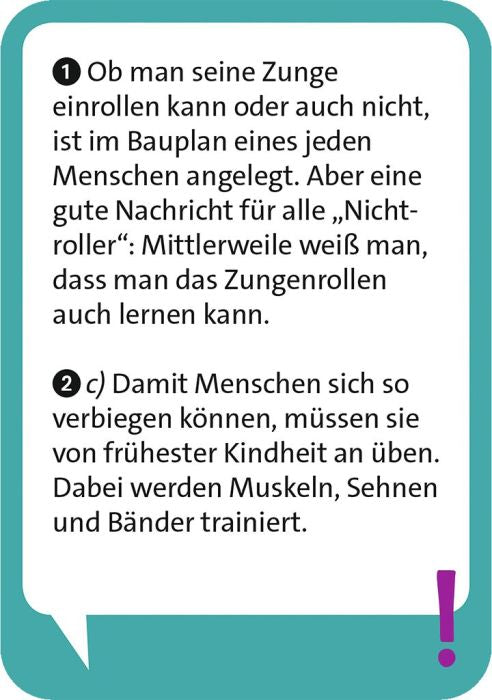 Rätselspiel Moses Verlag Pocket Quiz junior Unser Körper