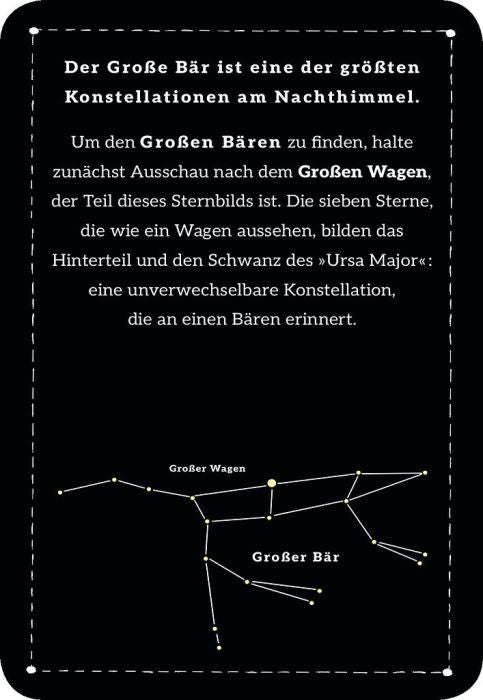 Moses 50 Karten / Pocket Quiz Moses Verlag Expedition Natur Magischer Sternenhimmel