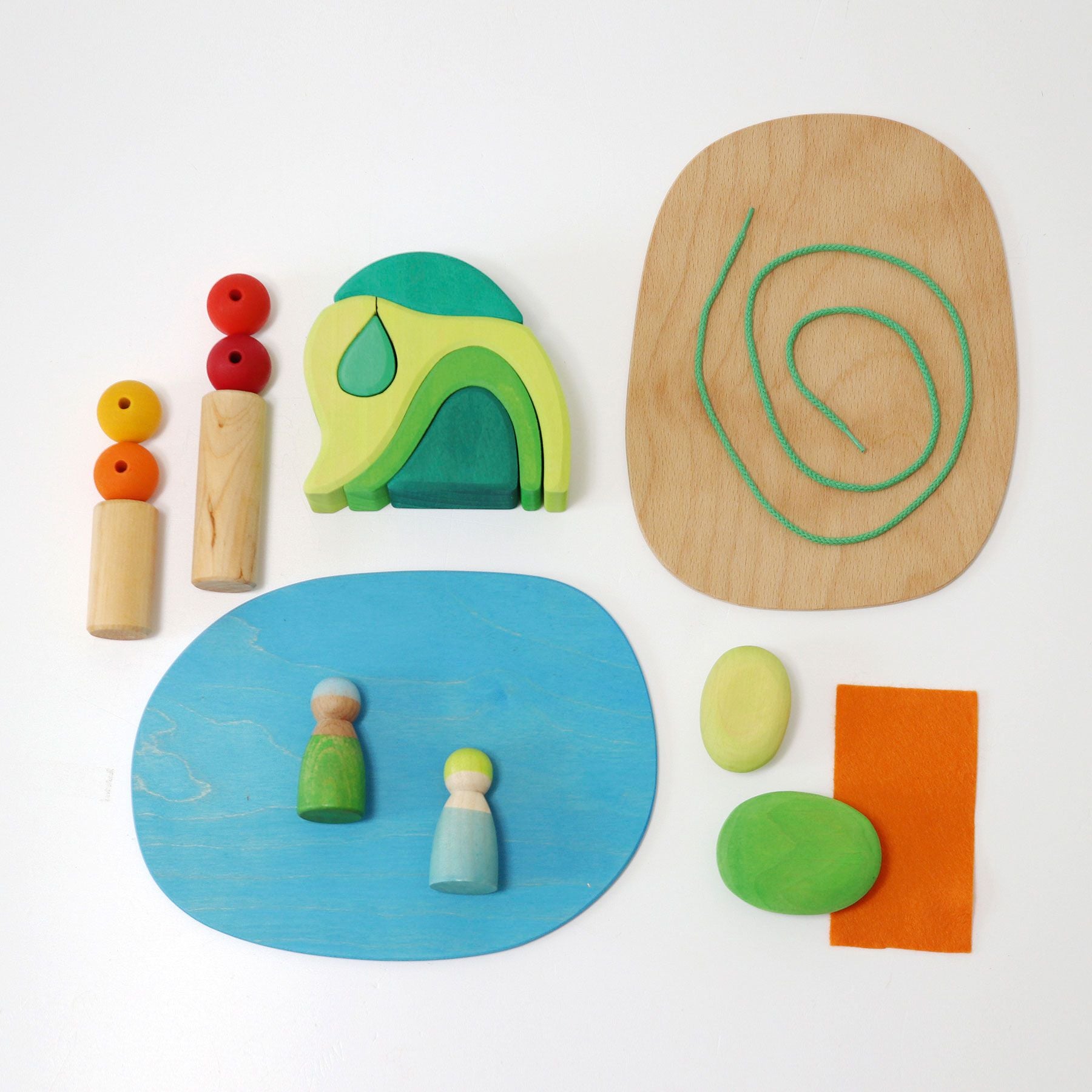 Open-ended Play GRIMM'S Spiel und Holz Design Spielwelt Waldlichtung