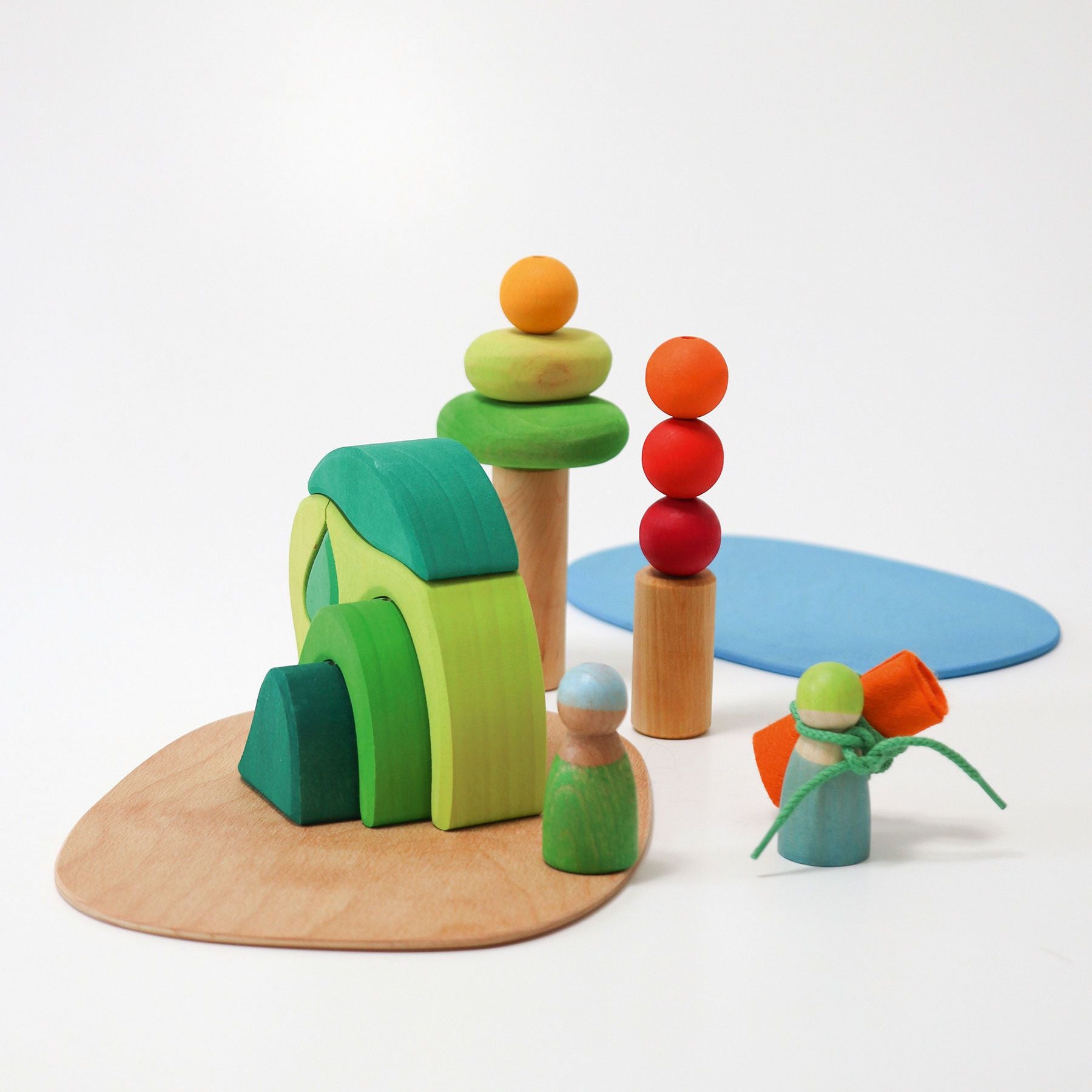 Open-ended Play GRIMM'S Spiel und Holz Design Spielwelt Waldlichtung