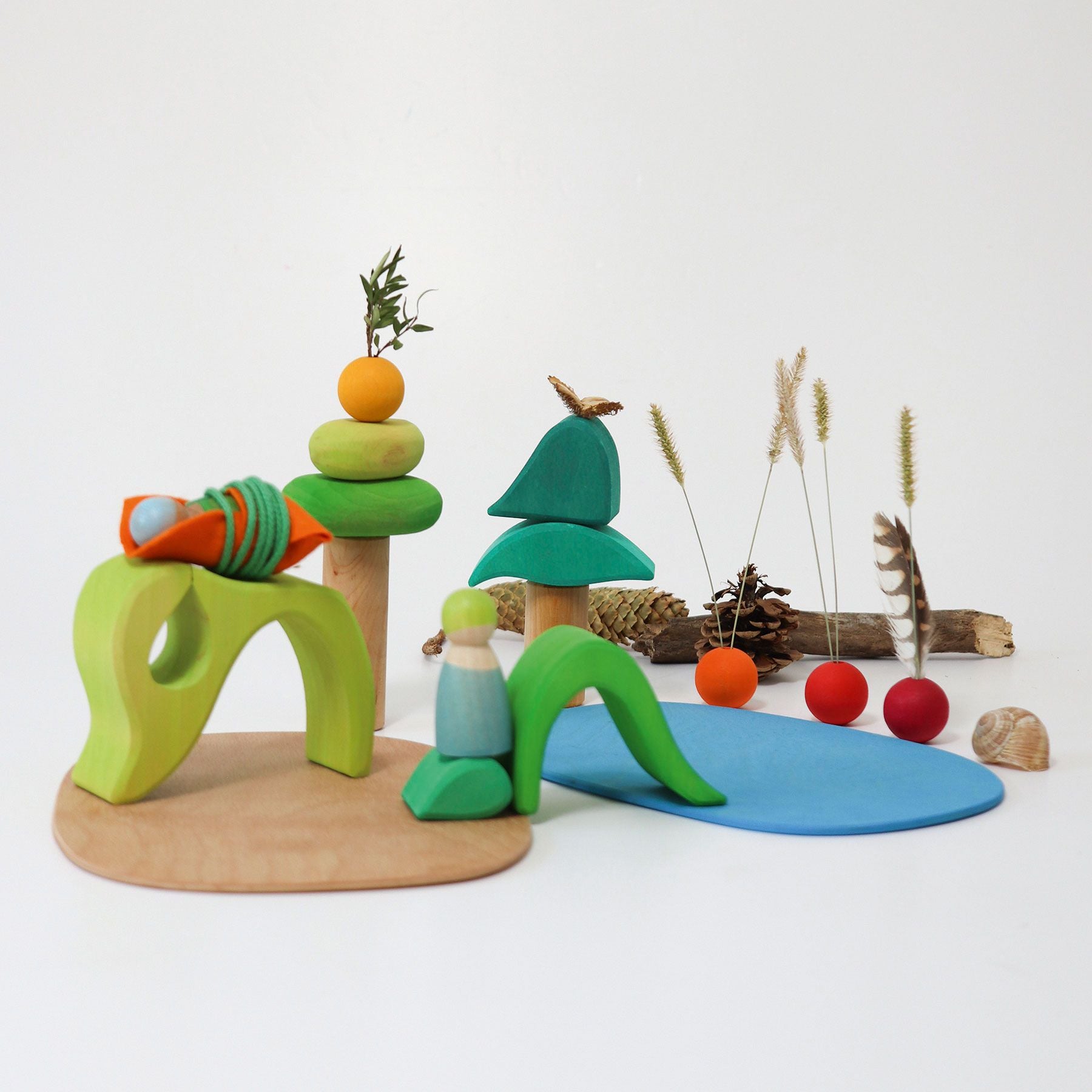 Open-ended Play GRIMM'S Spiel und Holz Design Spielwelt Waldlichtung