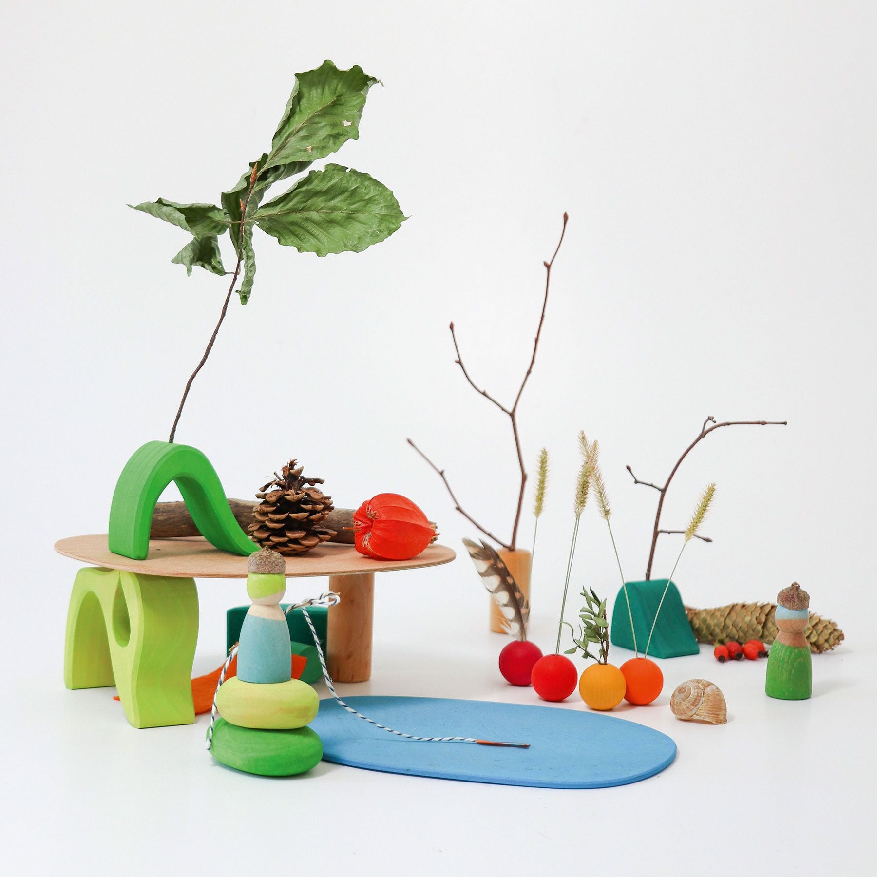 Open-ended Play GRIMM'S Spiel und Holz Design Spielwelt Waldlichtung