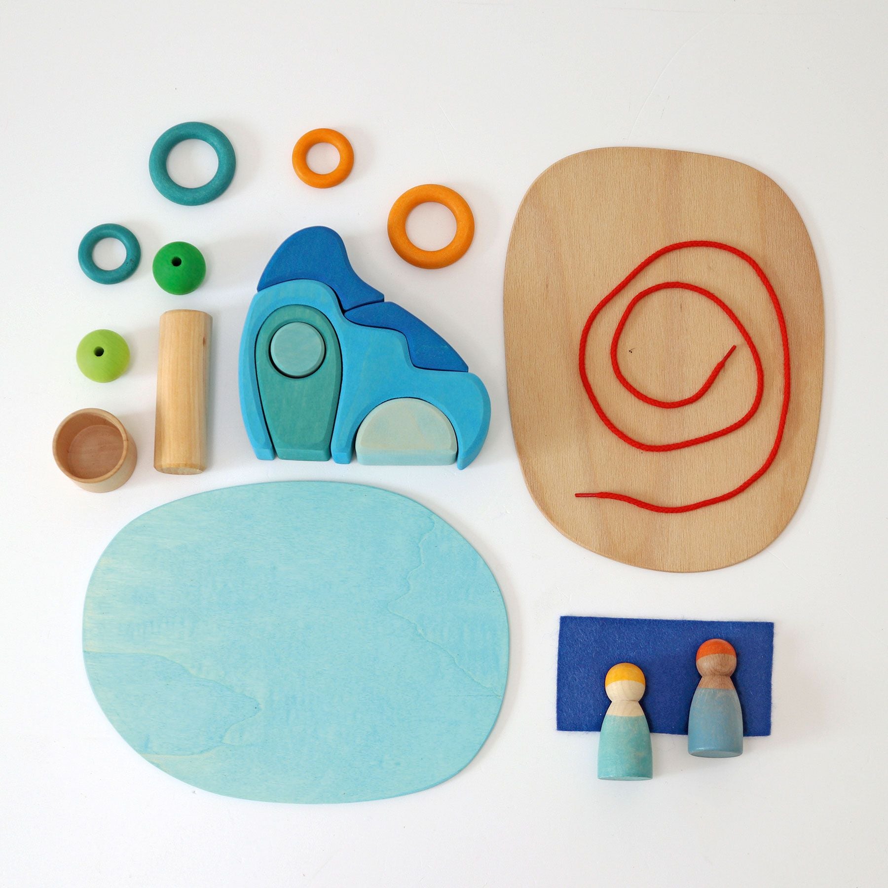 Open-ended Play GRIMM'S Spiel und Holz Design Spielwelt Meeresrauschen