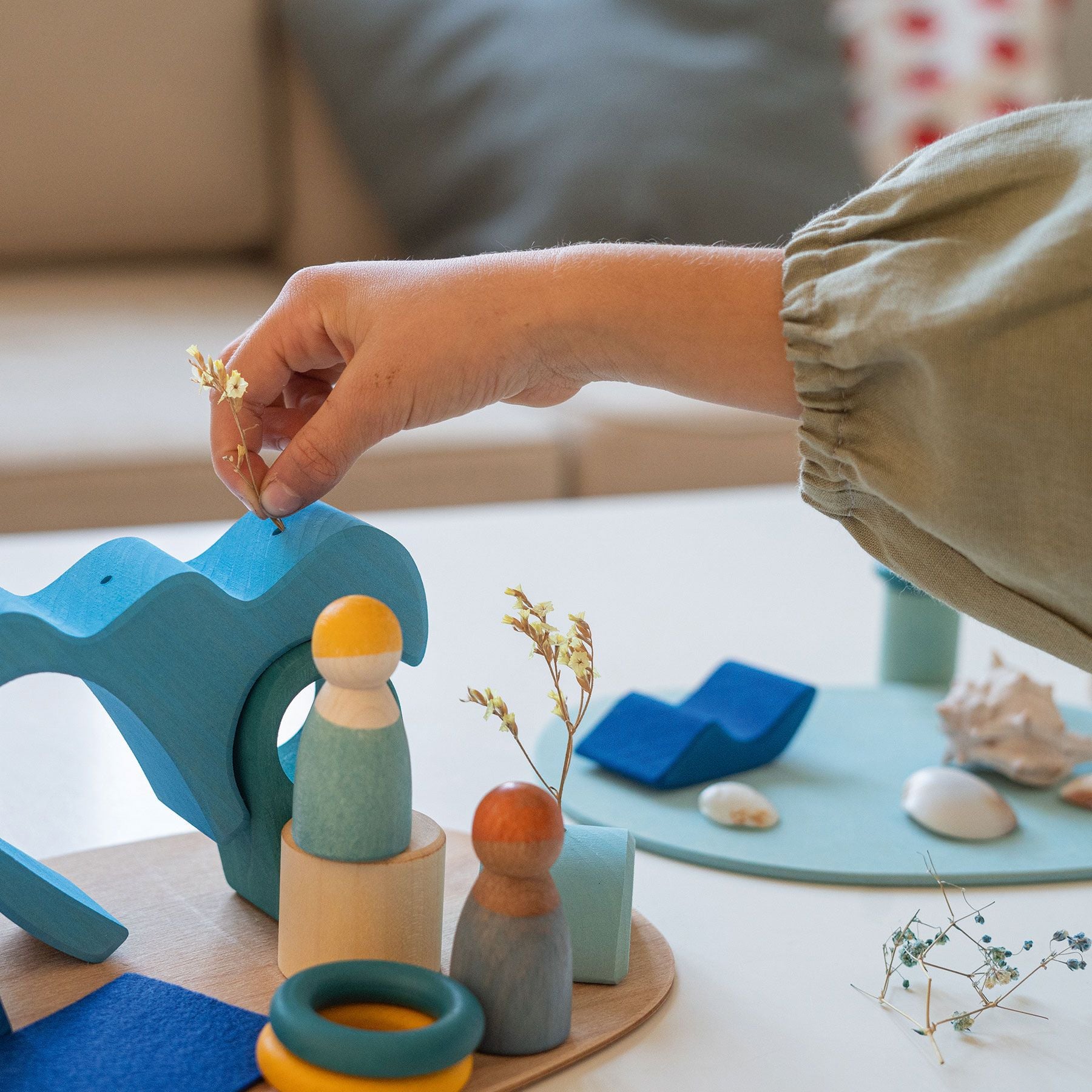 Open-ended Play GRIMM'S Spiel und Holz Design Spielwelt Meeresrauschen