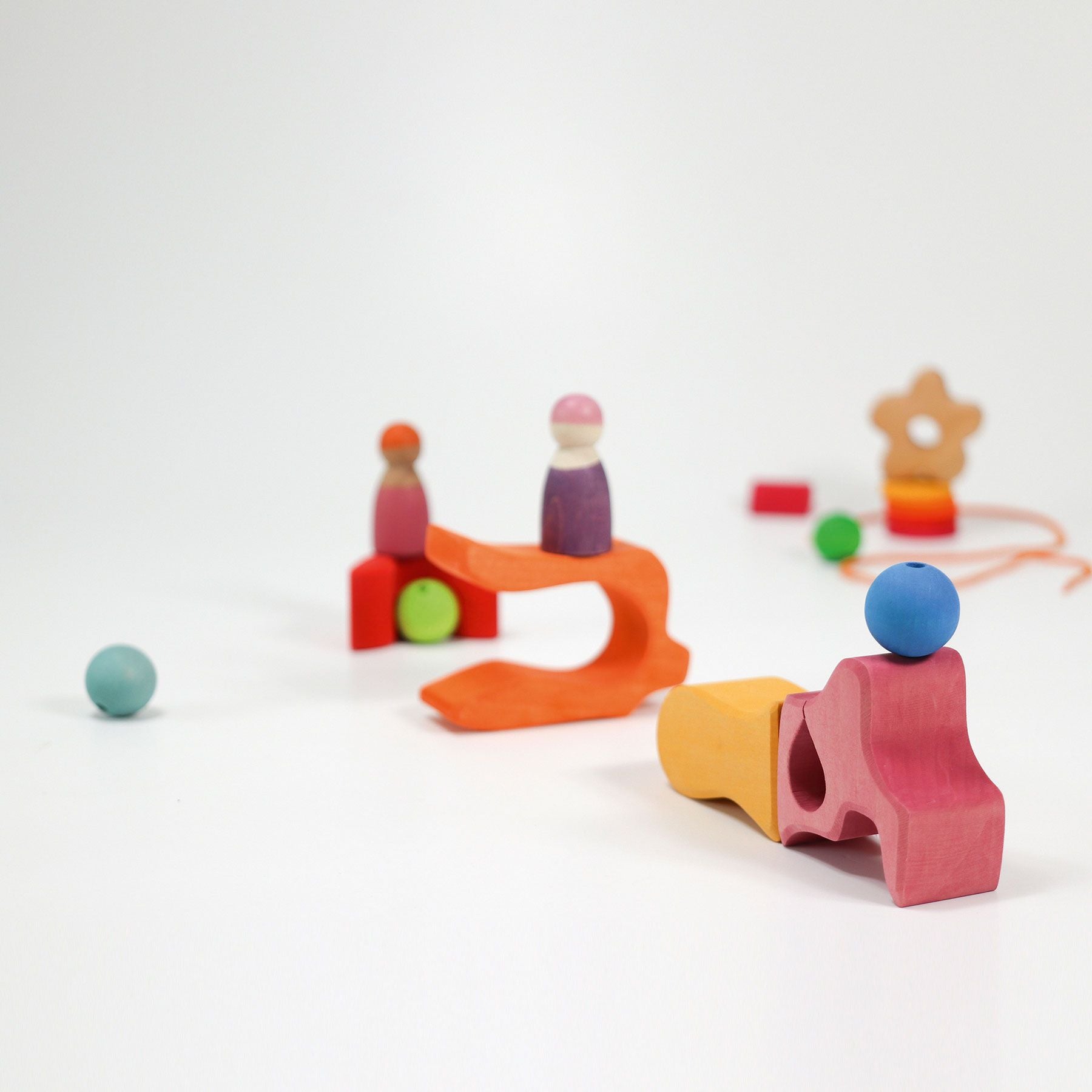 Open-ended Play GRIMM'S Spiel und Holz Design Spielwelt Blumenwiese