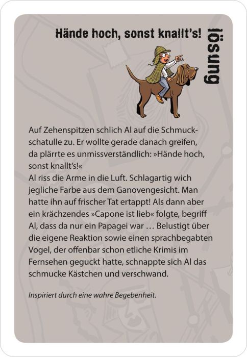 Moses 50 Karten / Pocket Quiz Moses Verlag black stories junior Sherlock & Co.