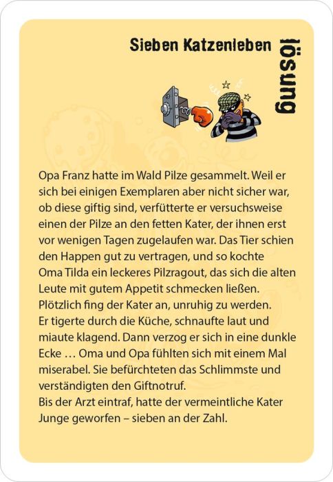 Moses 50 Karten / Pocket Quiz Moses Verlag black stories junior Quatsch & Co.