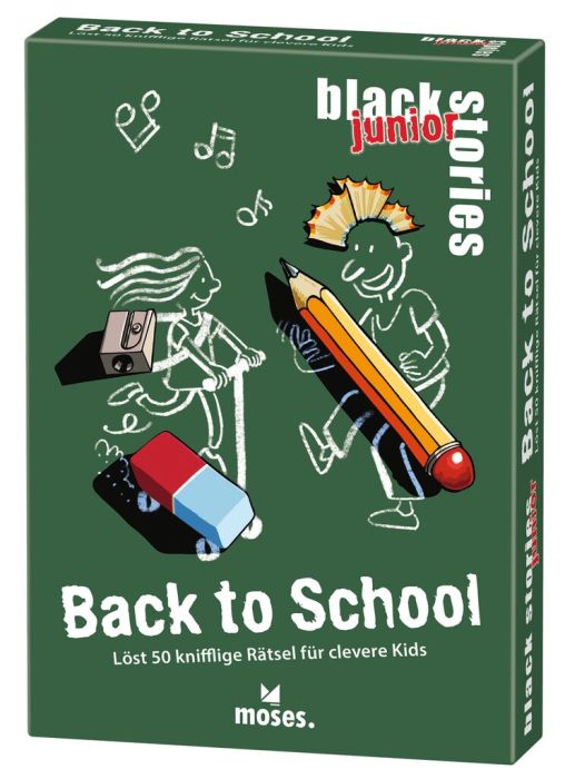 Moses 50 Karten / Pocket Quiz Moses Verlag black stories junior Back to School