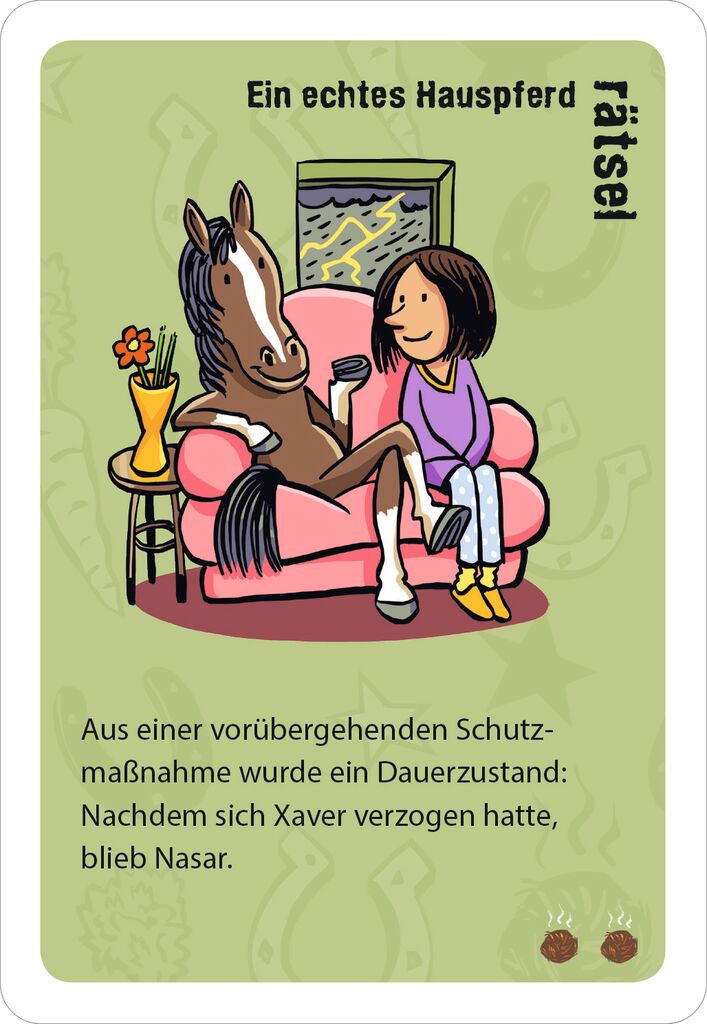 Moses 50 Karten / Pocket Quiz Moses Verlag black stories junior Pferdeglück