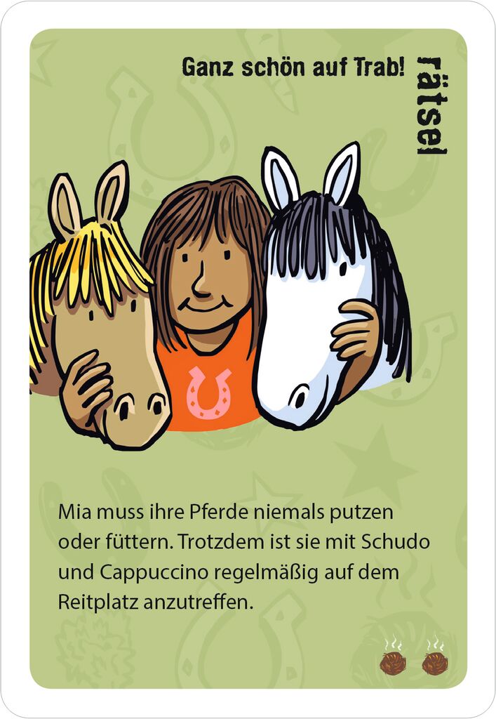 Moses 50 Karten / Pocket Quiz Moses Verlag black stories junior Pferdeglück