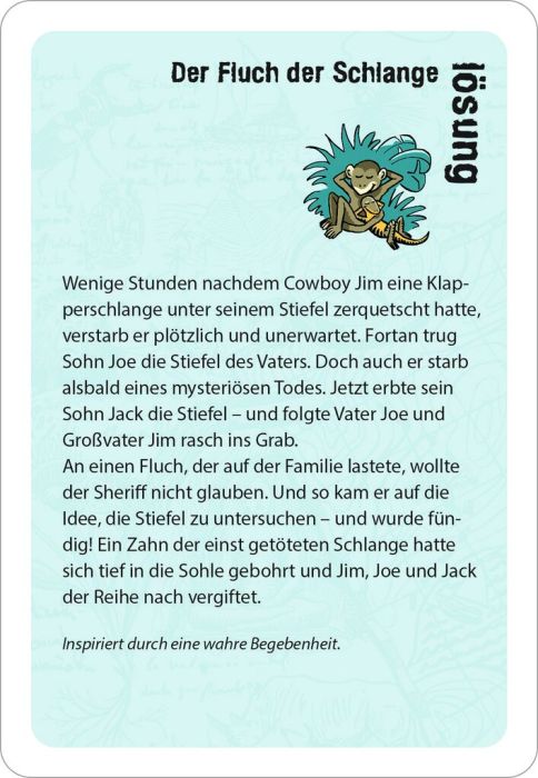 Moses 50 Karten / Pocket Quiz Moses Verlag black stories junior Ruf der Wildnis