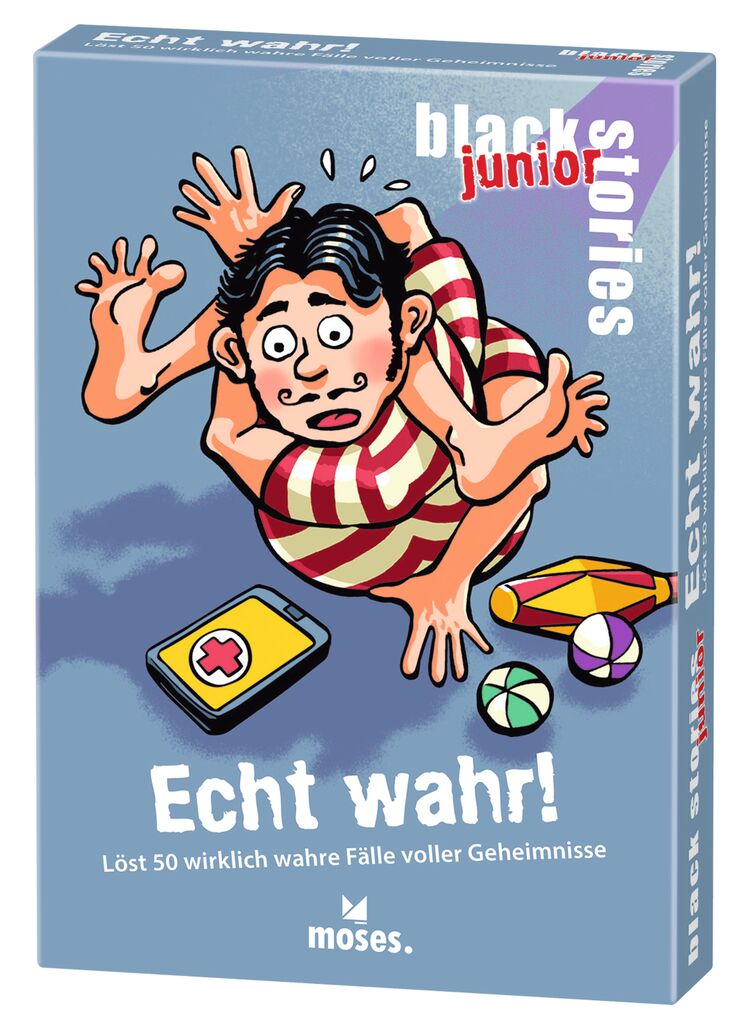 Moses 50 Karten / Pocket Quiz Moses Verlag black stories junior Echt wahr!