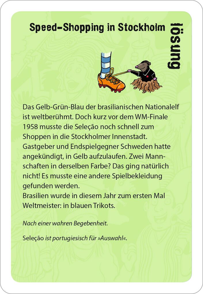 Moses 50 Karten / Pocket Quiz Moses Verlag black stories junior Fußballfieber