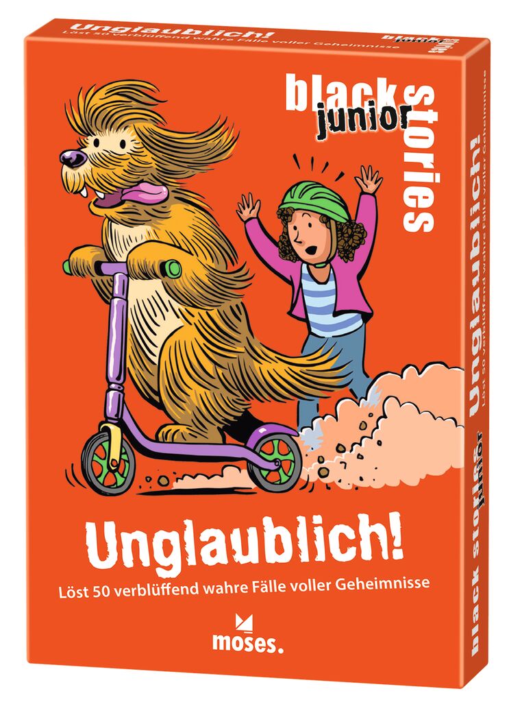 Moses 50 Karten / Pocket Quiz Moses Verlag black stories junior Unglaublich!