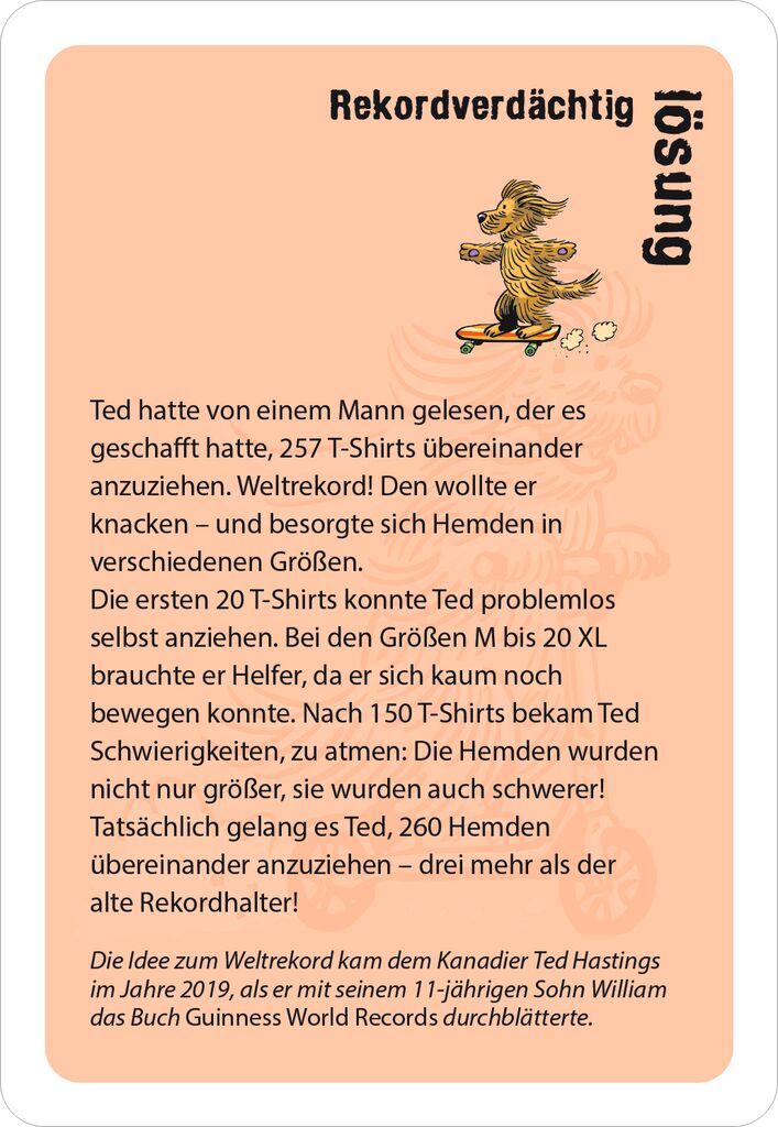 Moses 50 Karten / Pocket Quiz Moses Verlag black stories junior Unglaublich!