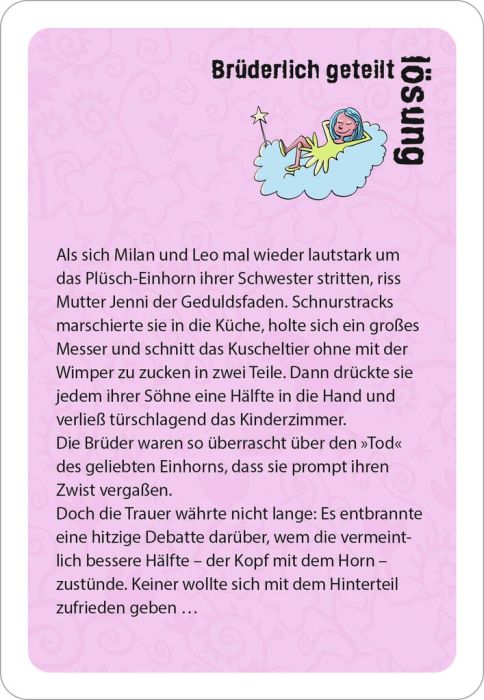 Moses 50 Karten / Pocket Quiz Moses Verlag black stories junior Märchenzauber