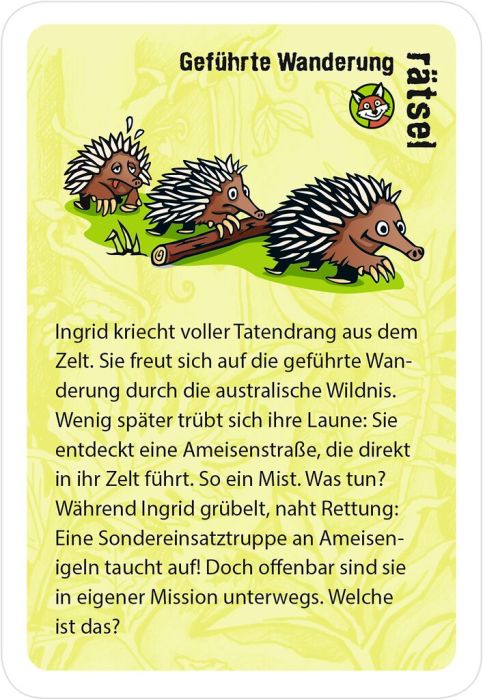 Moses 50 Karten / Pocket Quiz Moses Verlag black stories junior Tierisch wild!