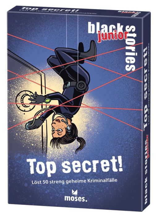Moses 50 Karten / Pocket Quiz Moses Verlag black stories junior Top Secret!