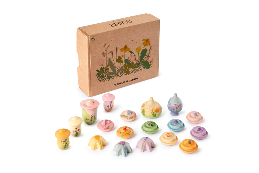 Open-ended Play Grapat Flower Meadow