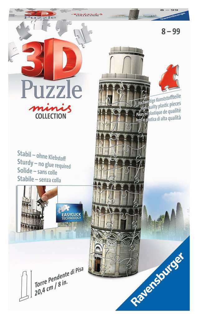 Spiel Ravensburger Mini Schiefer Turm von Pisa ⎮ 3D Puzzle