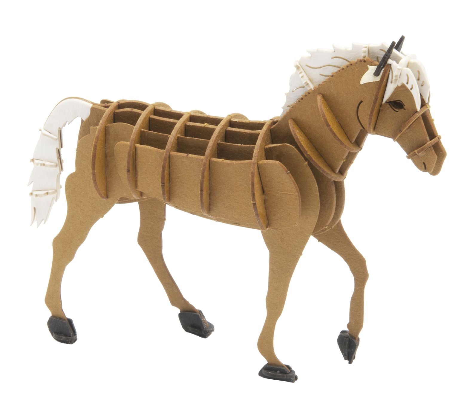 Krimskrams Fridolin 3D-Modell, Haflinger, gelasert
