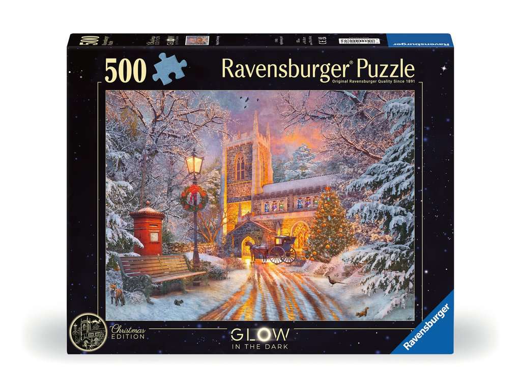 Spiel Ravensburger Puzzle: Funkelnde Weihnachten