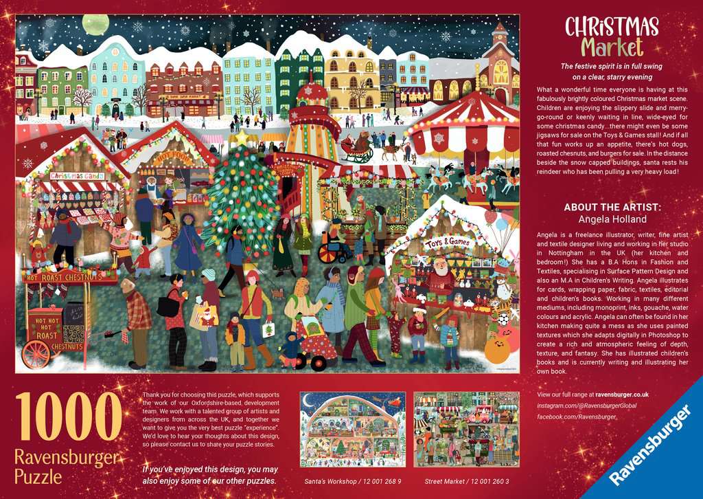 Spiel Ravensburger Puzzle: Christmas Market