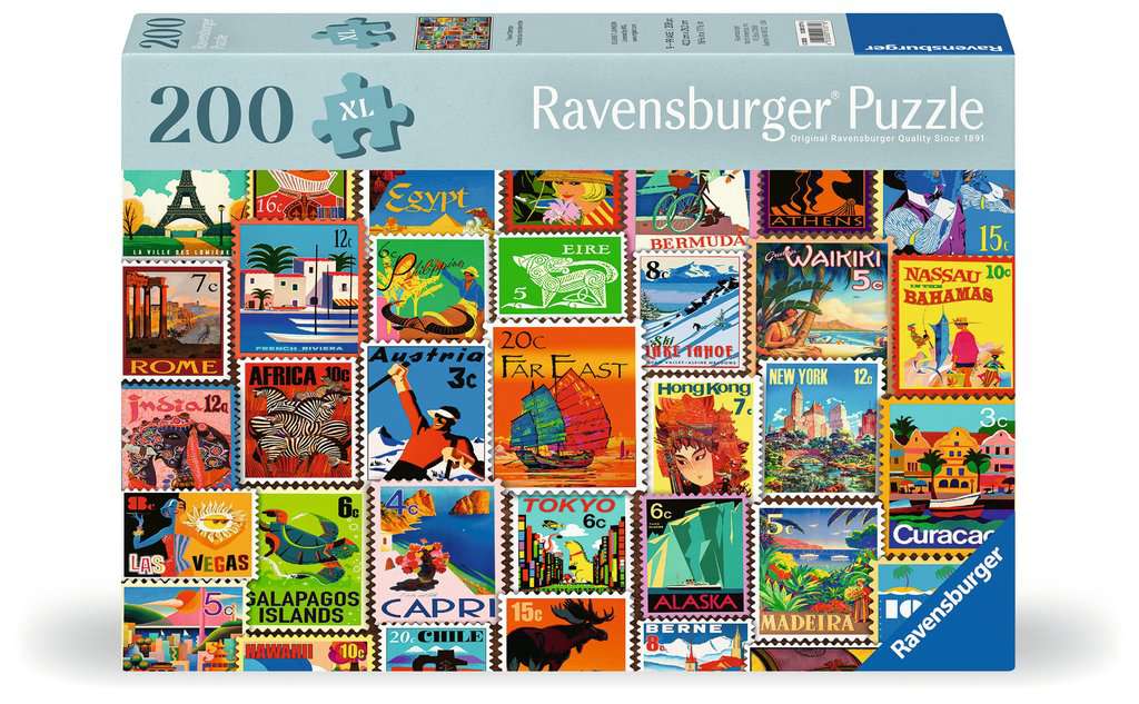 Spiel Ravensburger Feel Well & puzzle ⎮ Briefmarken