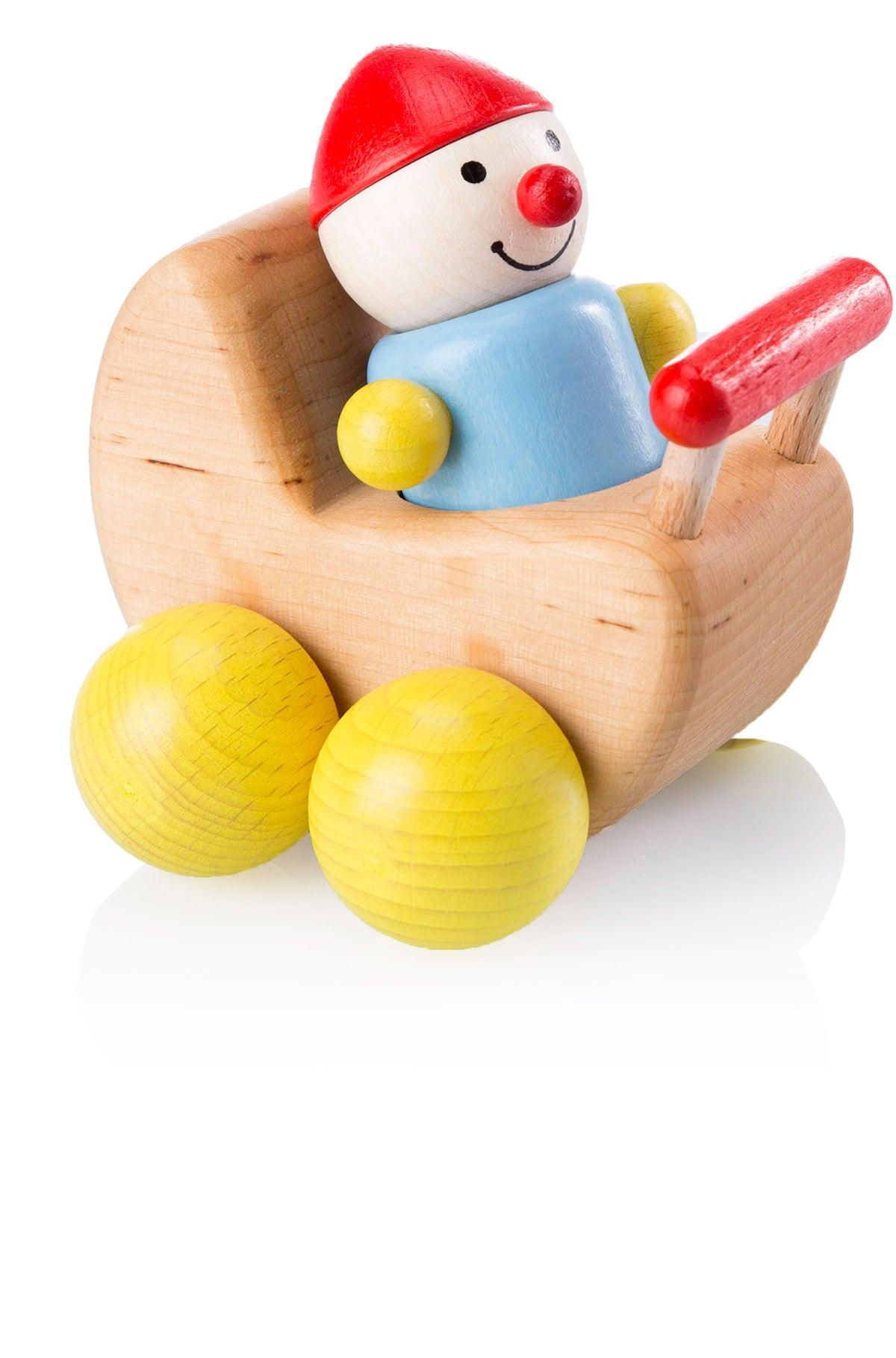 Holzspielzeug Spielzeugmanufaktur Pfingstweid Wichtpuppenwagen inkl. Stehwicht