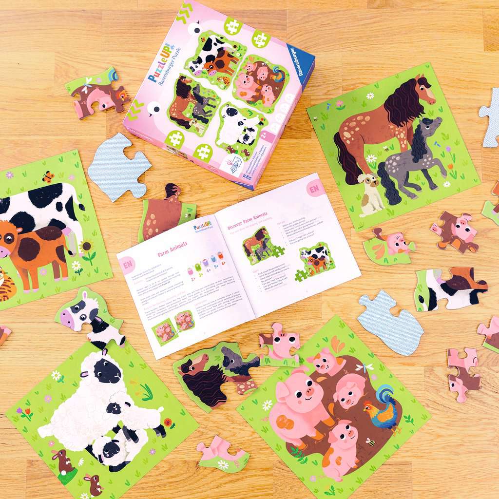 Puzzle Ravensburger PuzzleUp! ⎮ Bauernhoftiere
