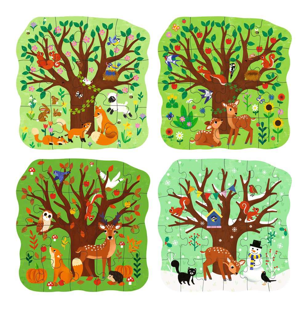 Puzzle Ravensburger PuzzleUp! ⎮ Vier Jahreszeiten